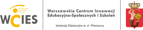 Logo: WARSZAWSKIE CENTRUM INNOWACJI EDUKACYJNO-SPOŁECZNYCH